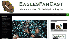 Desktop Screenshot of eaglesfancast.net