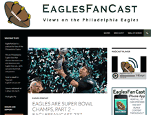 Tablet Screenshot of eaglesfancast.net